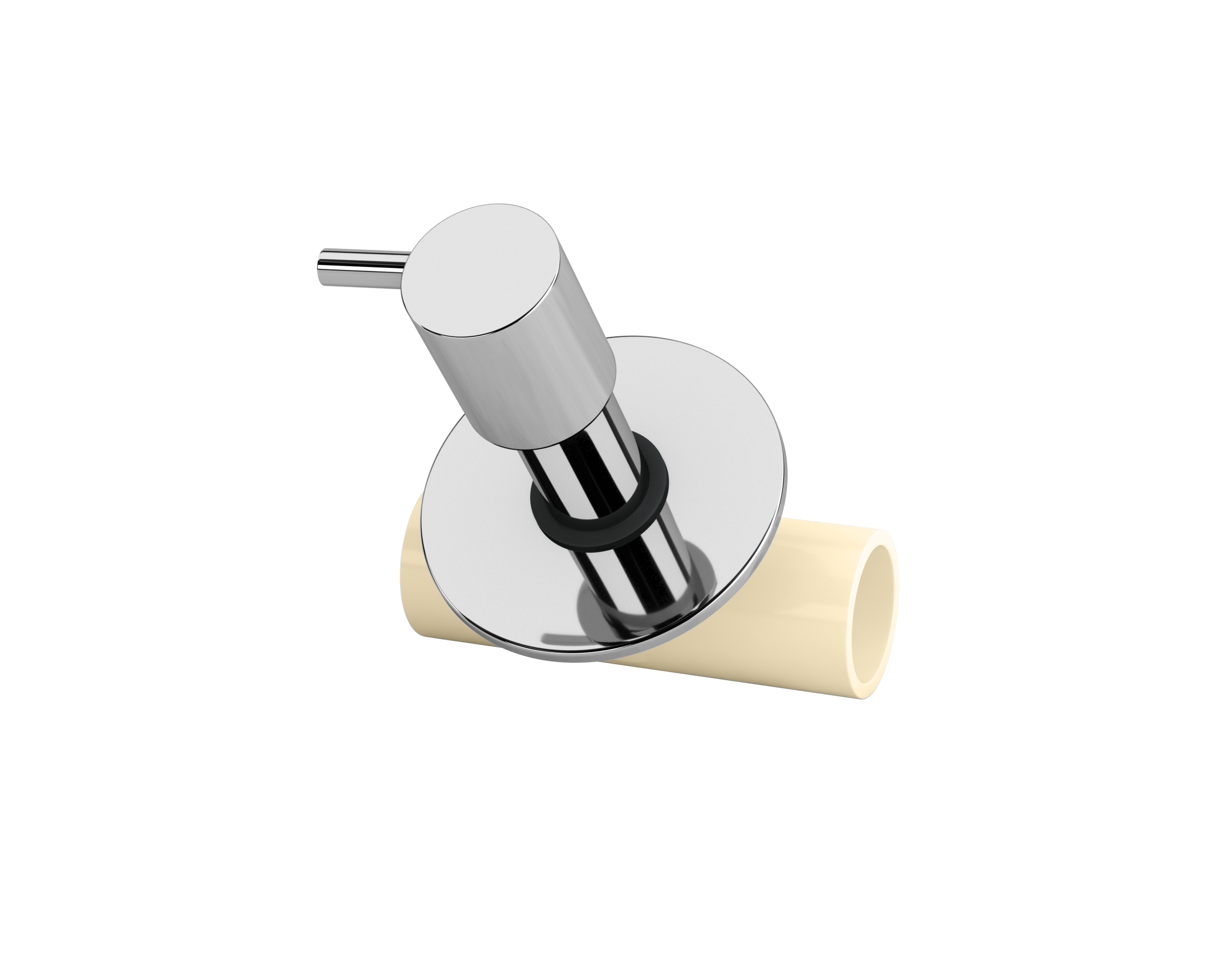Concealed Valve Round Ivory